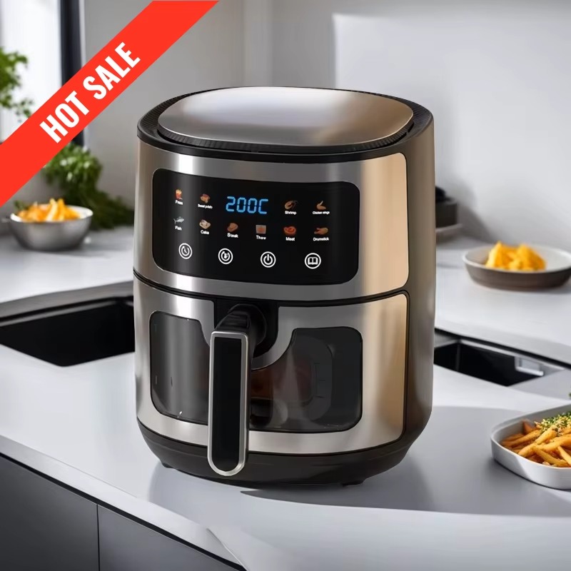 Healthy Snacks Food - Toptan 10L Siyah Air Fryer Hızlı