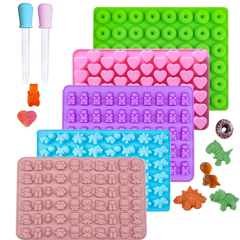 Gummy Candy - Sakızlı Ayı Kalıpları Silikon Mini Çikolata