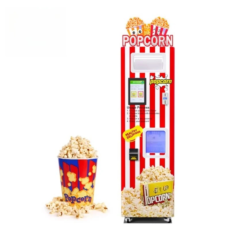 Popcorn - Özelleştirilmiş Yeni Otomatik Patlamış Mısır Makinesi