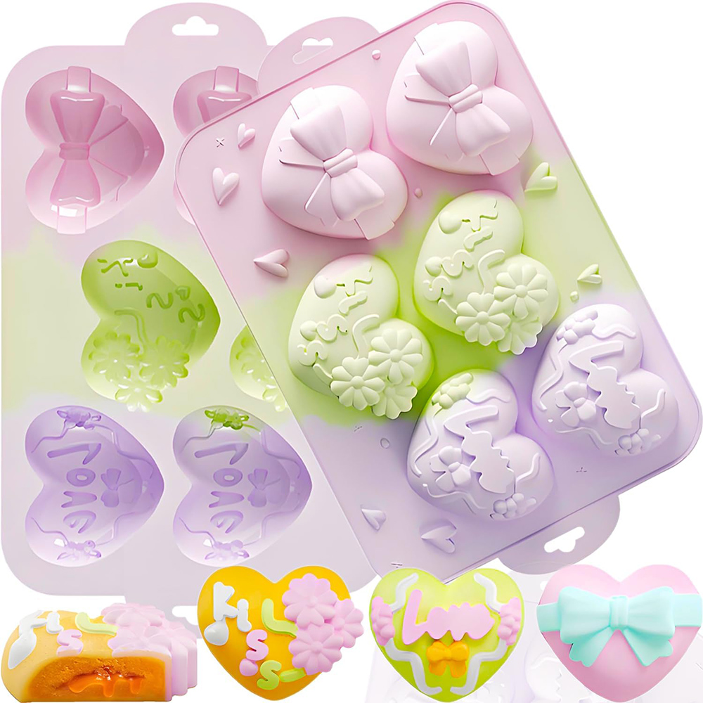 Gummy Candy - Kalp Silikon Kalıplar Çikolata Sevgililer Günü