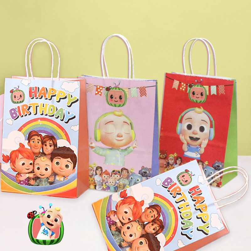 Cookies Pack - Cocomelons Parti Hediye Çantası Seti Sevimli