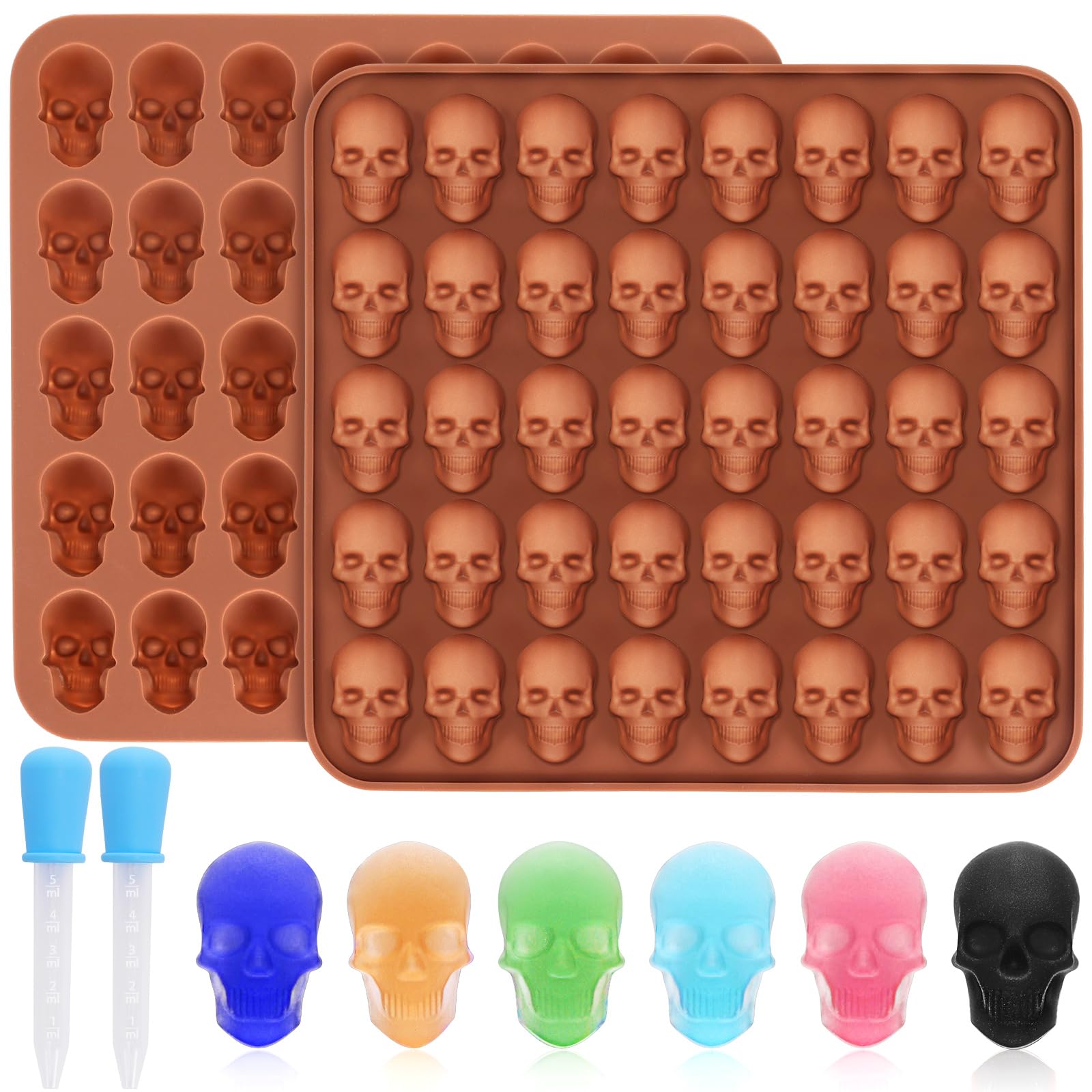 Gummy Candy - 1-2 Paket Mini Kafatası Şeklinde Çikolata