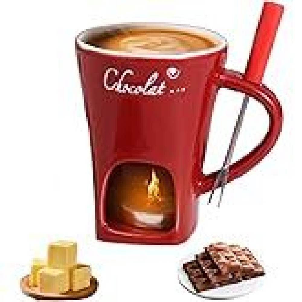 Chocolate Snack - Seramik Çikolata Fondü Kupası, Yaratıcı Peynir