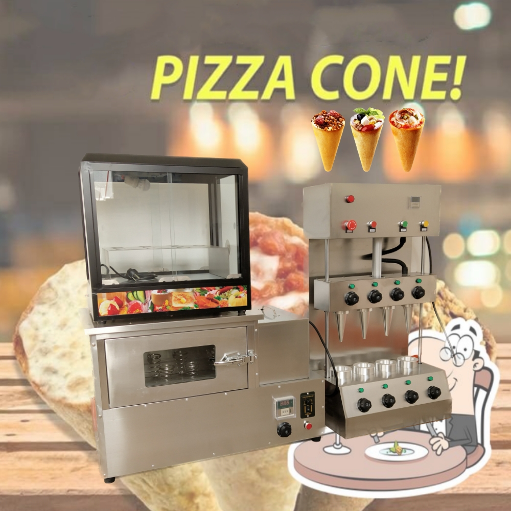 Healthy Snacks Food - 110V 220V Popüler Pizza Koni Makinesi