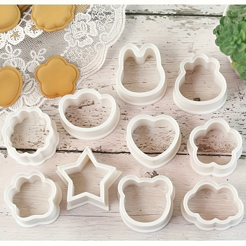 Cookies Pack - 10'lu Kurabiye Bisküvi Kesici Seti Hayvan,