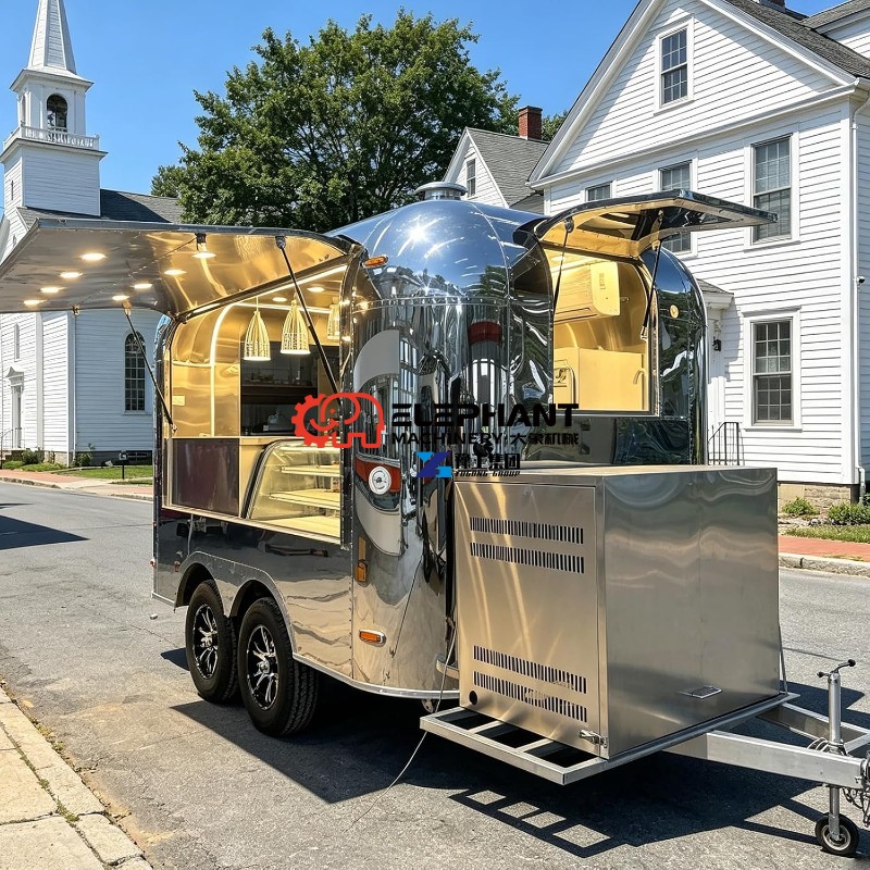 Food Snacks Catering - Aynalı Pizza Yemek Römorku, Ekipmanlı Mobil