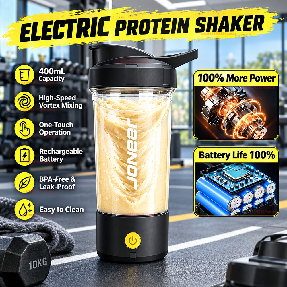 Protein Bar - 2026 Yeni Elektrikli Protein Shaker Şişesi