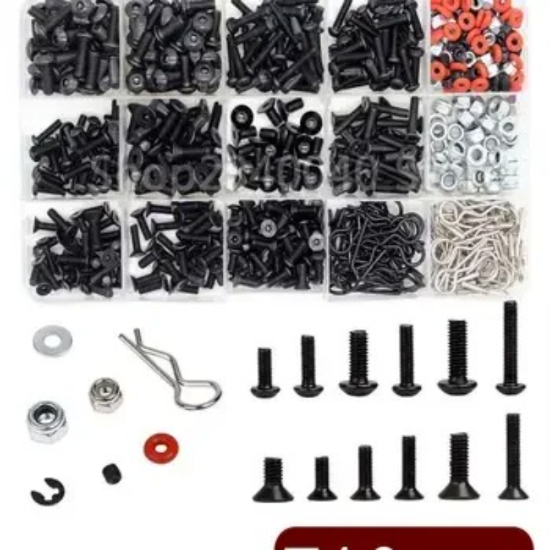 500 adet evrensel RC vida seti - Nuts Mix incelemesi ve fiyatı