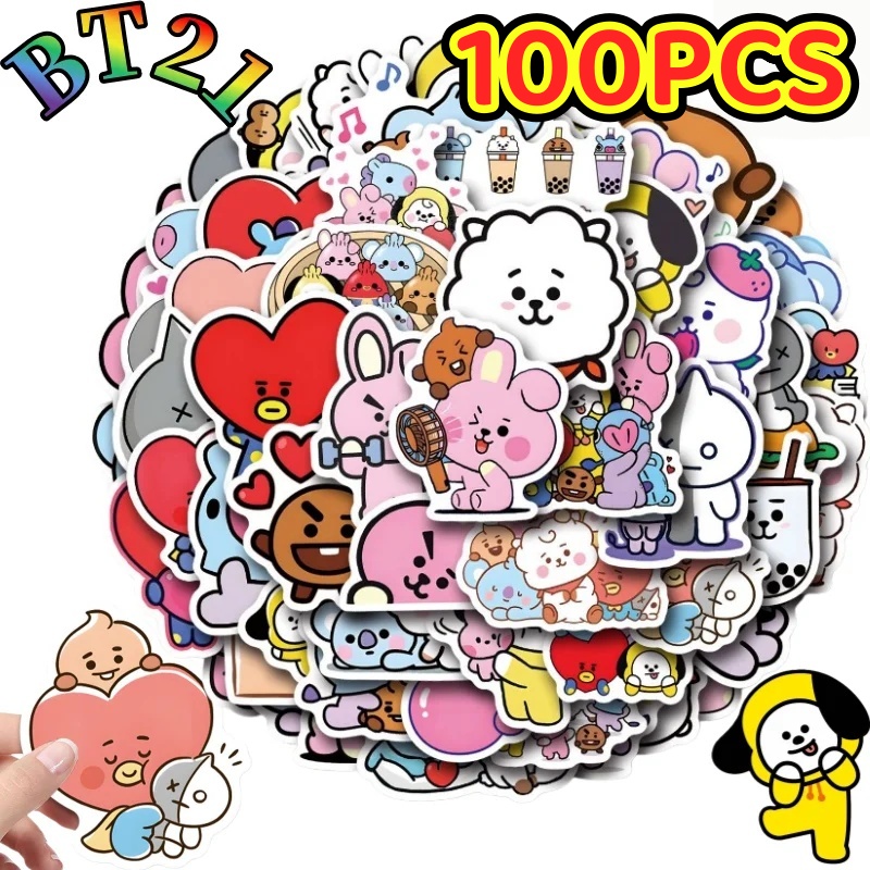 55/110PCS BT21 Chimmy Cooky ko - Cookies Pack incelemesi ve fiyatı