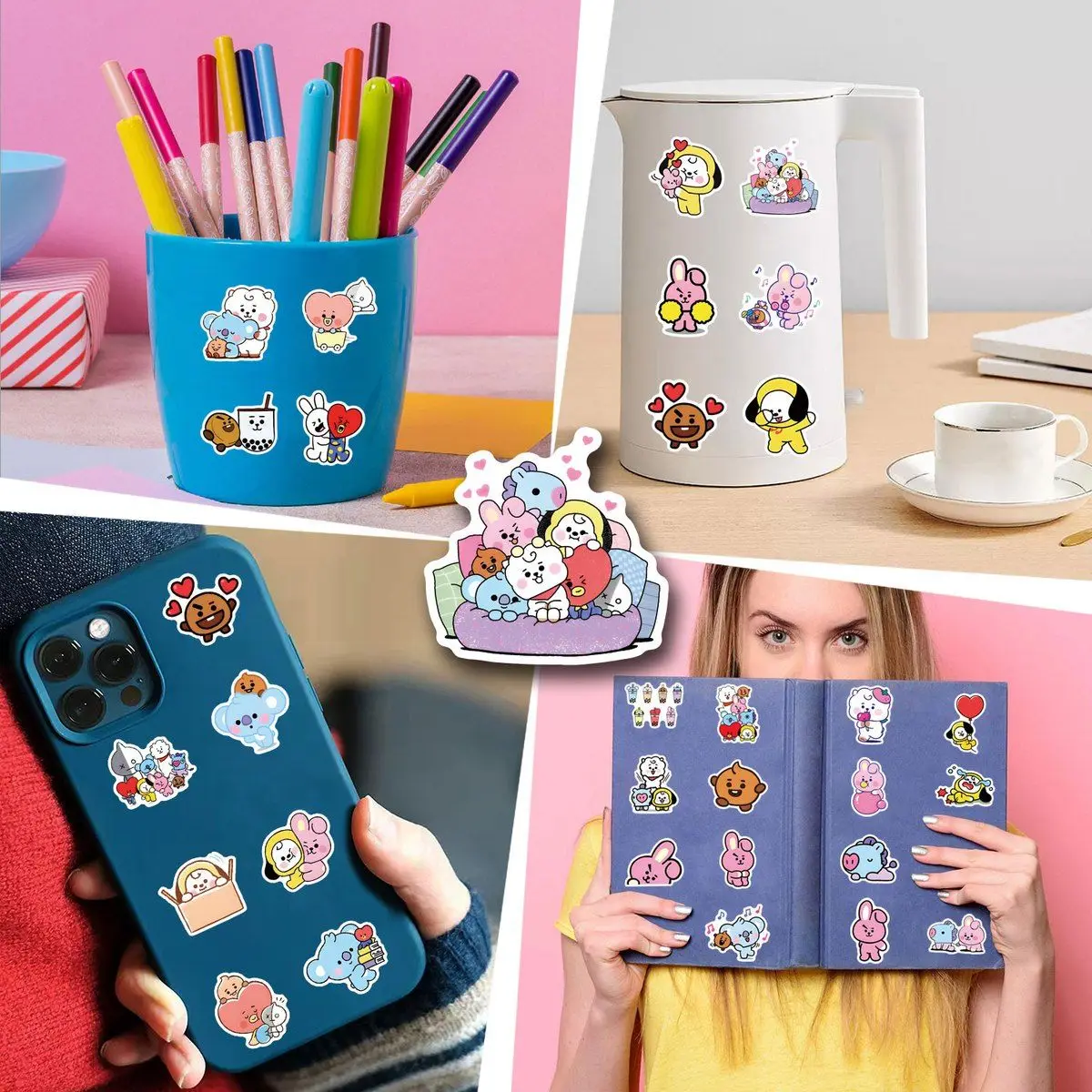55/110PCS BT21 Chimmy Cooky ko - Cookies Pack incelemesi ve fiyatı